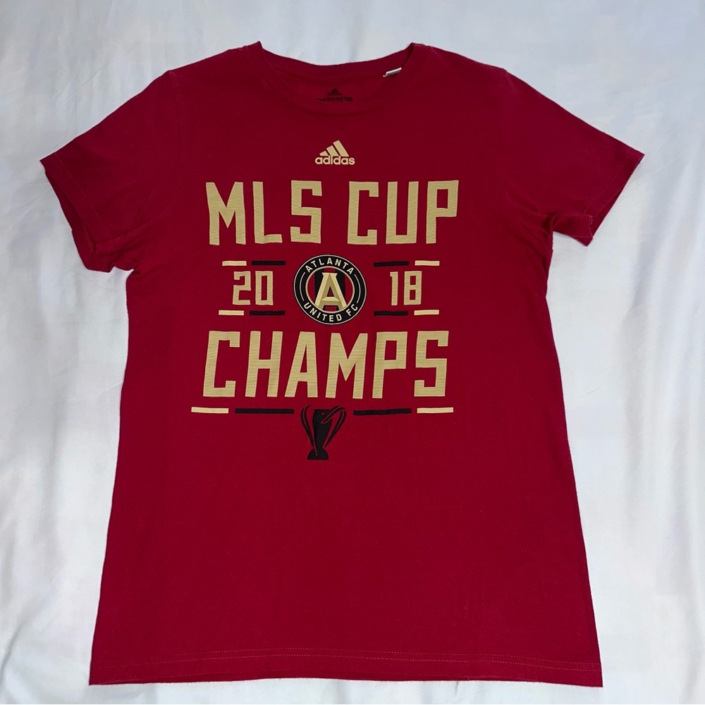 Adidas Kids Red MLS Cup 2018 Champs Tee